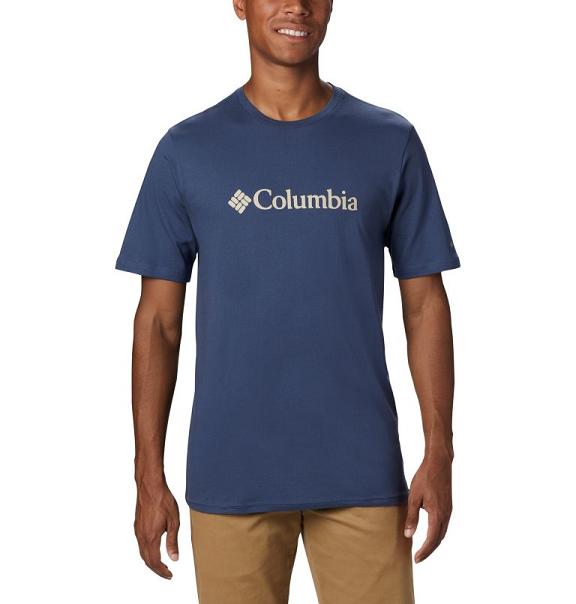 Columbia T-Shirt Herre CSC Basic Logo Blå OAUF51047 Danmark